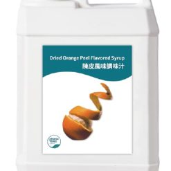 Dried orange peel syrup